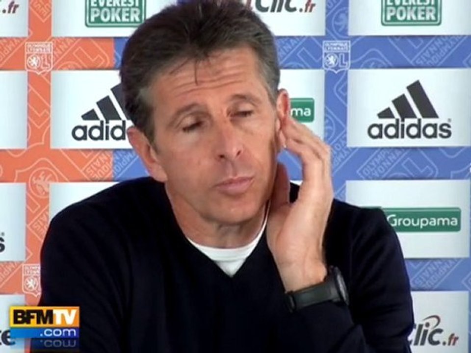 Claude Puel, l’entraîneur de l’OL en sursis