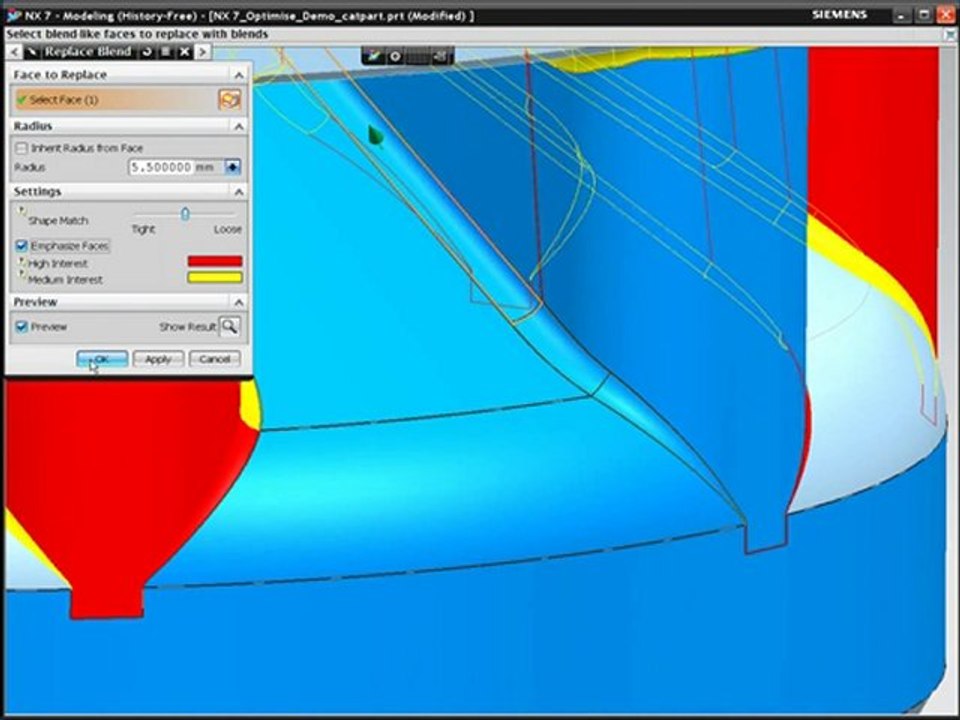 NX Replace Blend