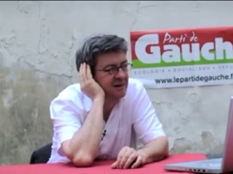Jean-Luc Mélenchon traite David Pujadas de salaud
