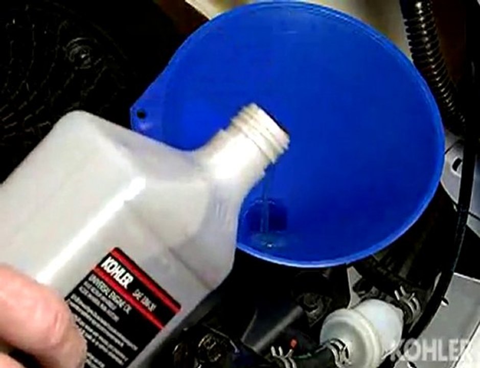 Kohler Generator How to Change Oil video Dailymotion