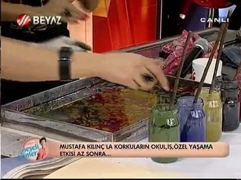 Ayşen İle Neşeli Günler'de Ebru Sanatı