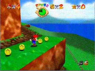 Super mario 64 WT 1 Debut sans manette : 1 étoile