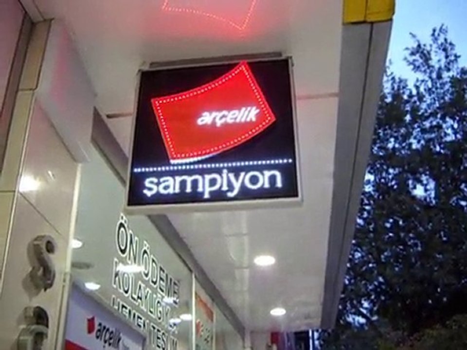 çift taraflı led tabela