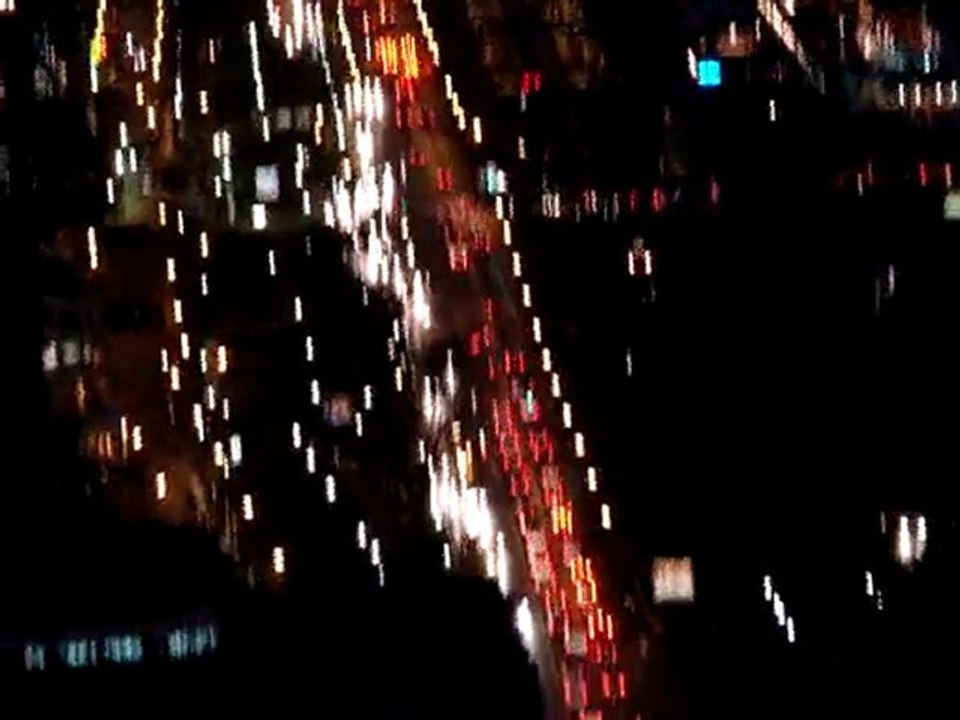 Trafic à Paris la nuit