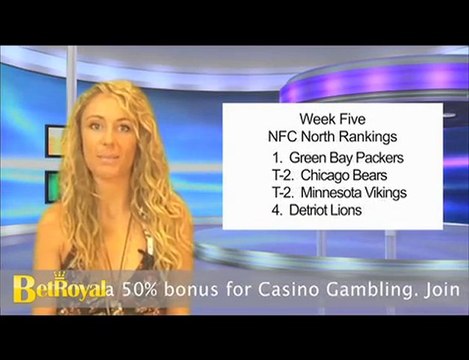 NFL NFC East and North Division Rankings Sportsbook Odds