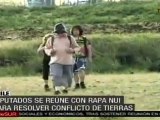 Diputados se reúnen con Rapa Nui para resolver conflicto de tierras