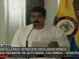 Conclusiones de la reunión de Venezuela y Colombia en la frontera