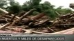 Muertos y desaparecidos por inundaciones y deslaves en Indonesia