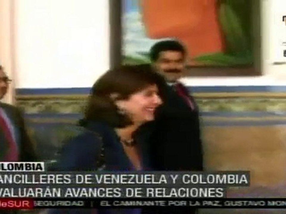 Cancilleres de Venezuela y Colombia evaluaran avances en relaciones