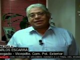 Escarrá: gobierno español se siente satisfecho ante la respuesta de Venezuela