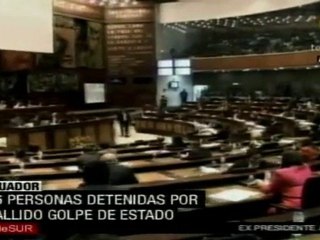 46 personas detenidas en Ecuador por fallido golpe de Estado