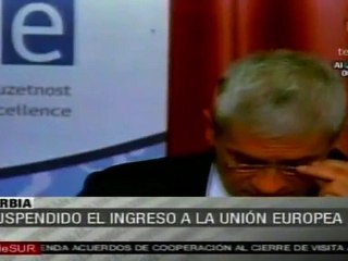 Suspendido el ingreso de Serbia a la Unión Europea