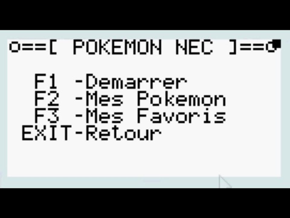 Pokemon NEC (Part1)