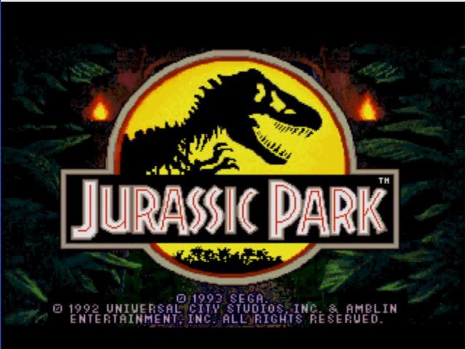 Jurassic Park [Megadrive] Videotest