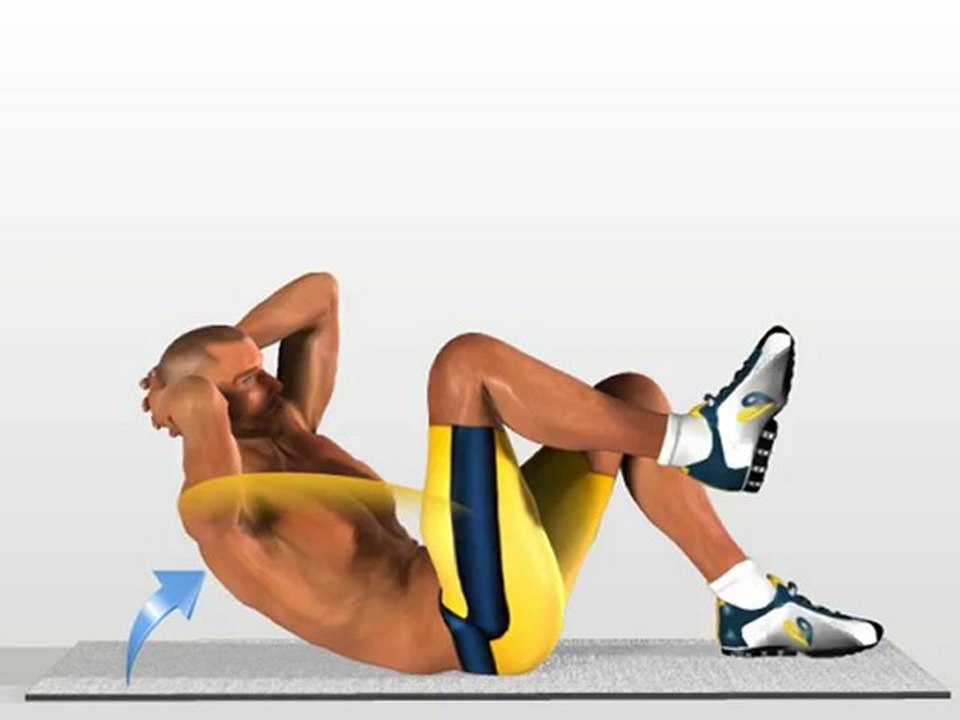 Ejercicios como hacer abdominales en casa