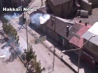 Yüksekova'da Gösterilere Müdahale