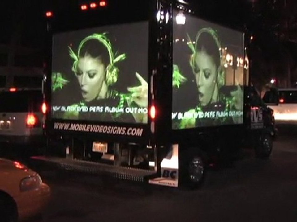 BLACK EYES PEAS DIGITAL BILLBOARD TRUCK