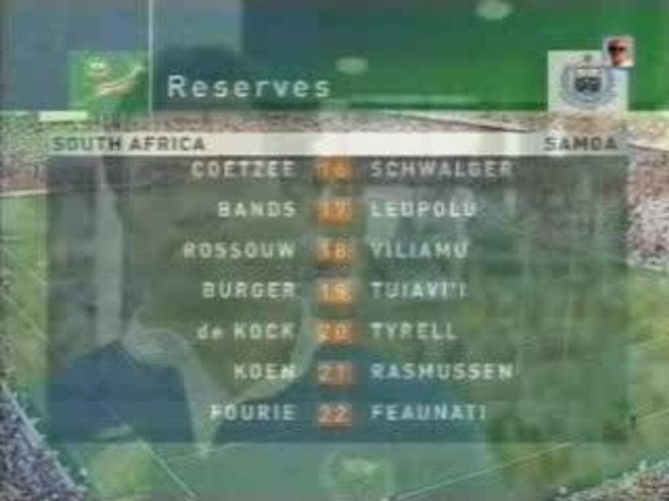 Haka iles Samoa rugby