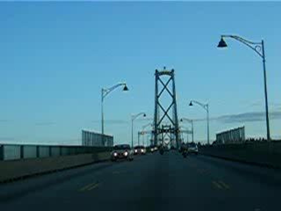 Crossing the Lyons Gate Bridge