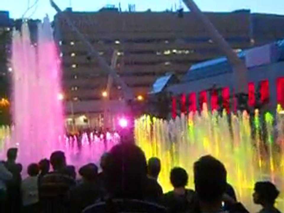 fontaines quartier des spectacles