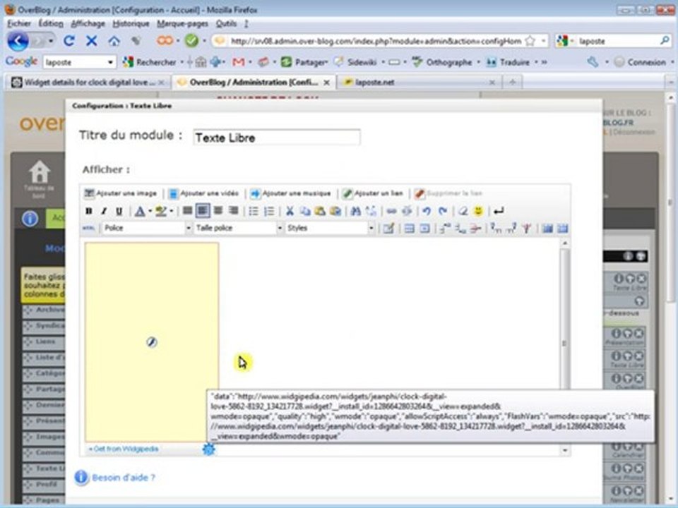 widget widgipedia pour overblog