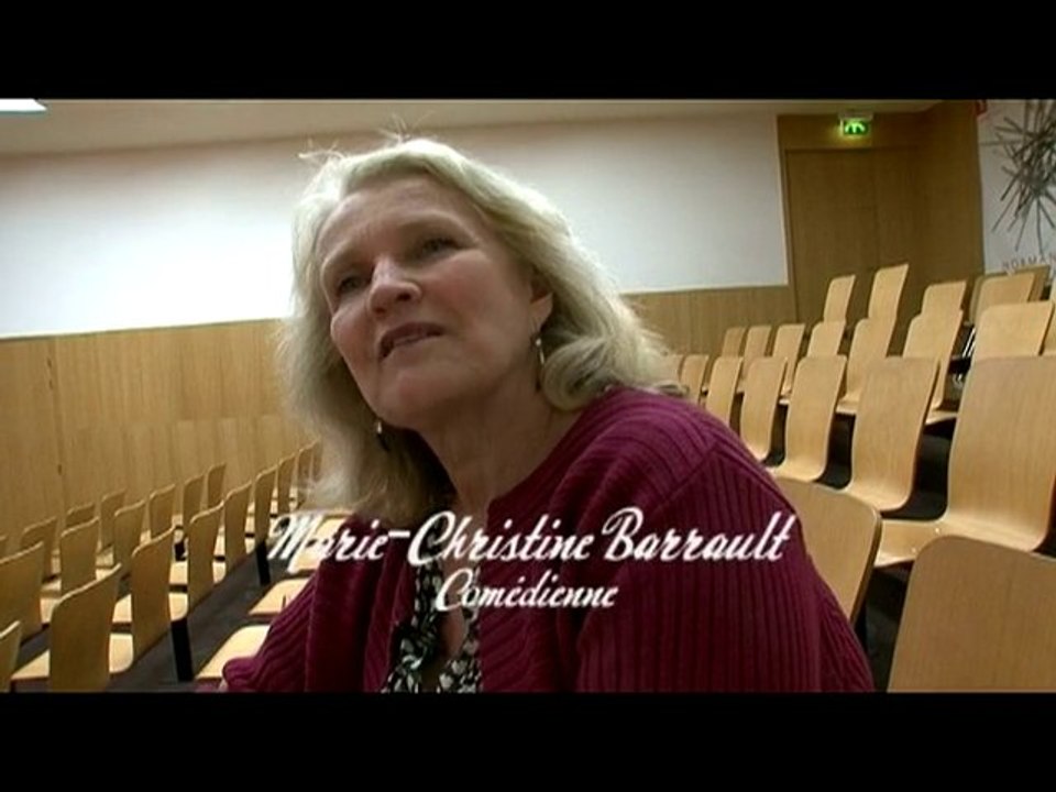 Marie Christine Barrault au musée Départemental du Cateau