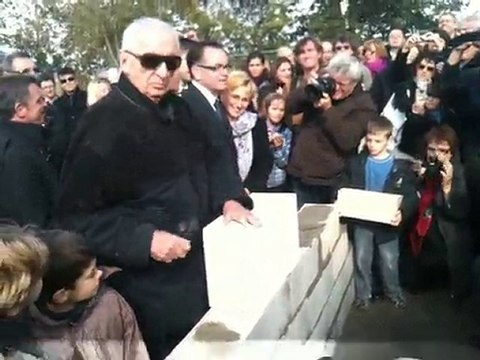 Pierre Soulages à scellé la première pierre de son musée