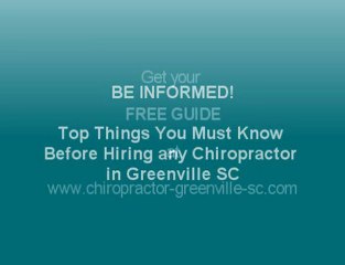 Chiropractors in greenville sc