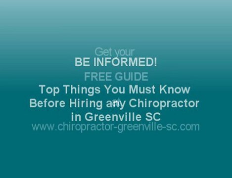Chiropractors in greenville sc