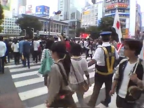 4/4 緊急デモ行進「尖閣諸島をシナの侵略から守り抜け！」