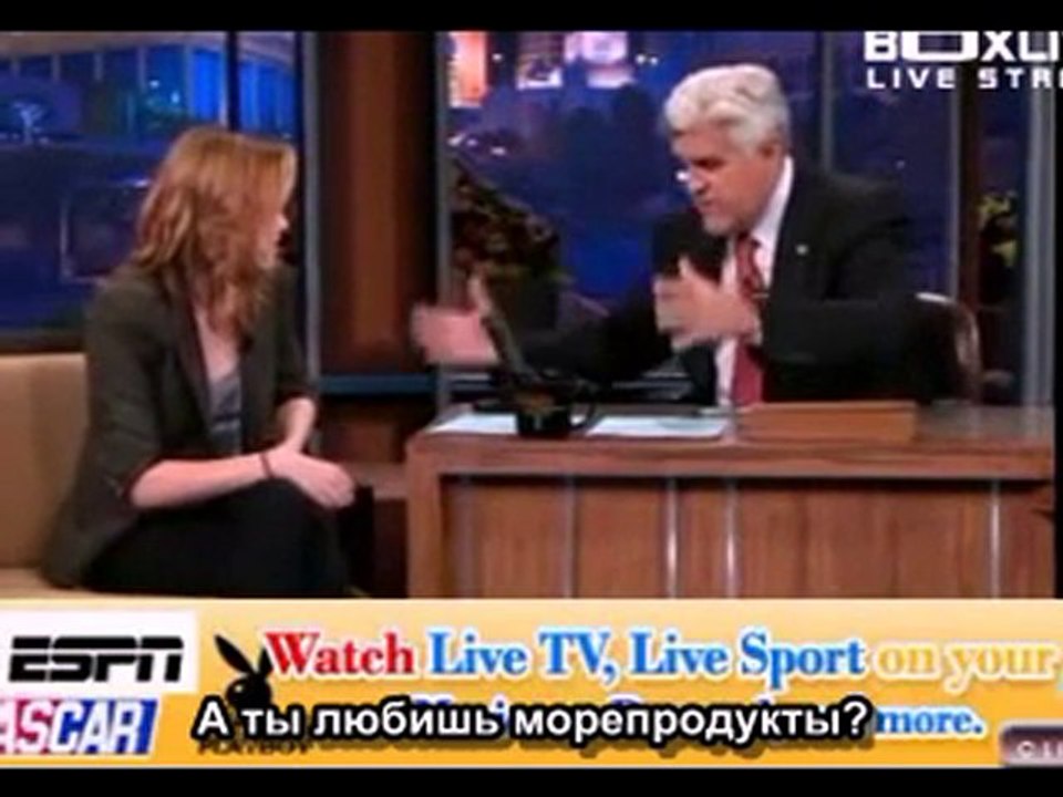Кристен на шоу Джея Ленно, часть 1