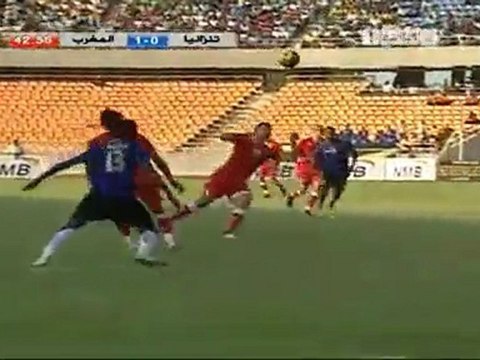 But de Mounir El Hamdaoui - Tanzanie 0-1 Maroc - 09/10/10