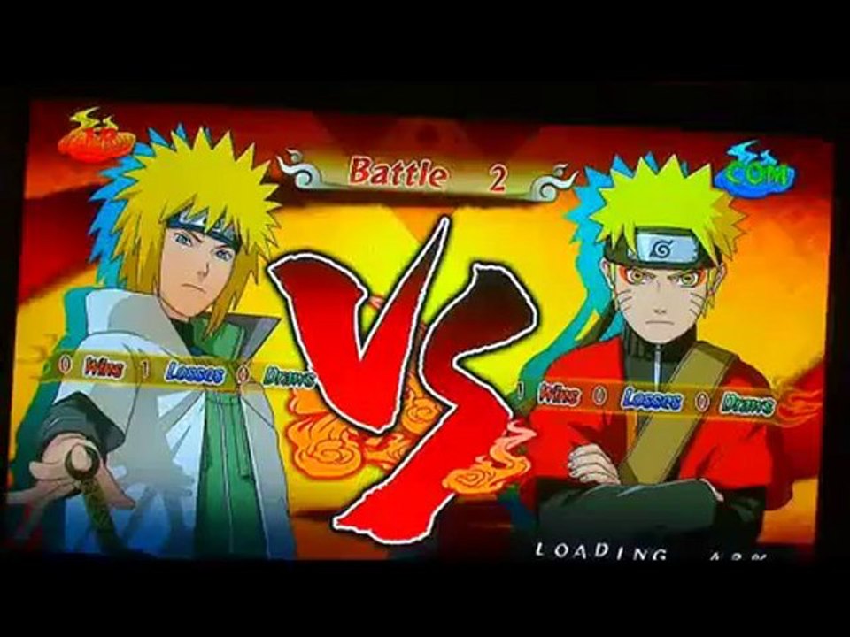 Naruto Ultimate Ninja Storm 2 - Yondaime Vs Naruto Sennin