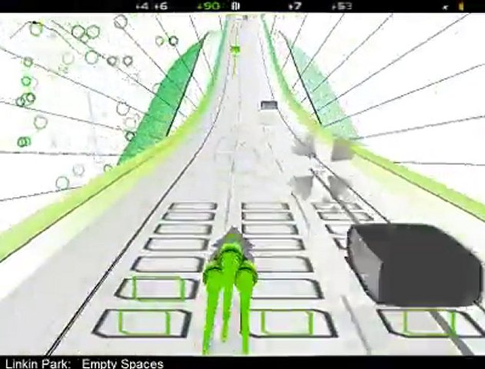 Linkin Park - Empty Space - Audiosurf