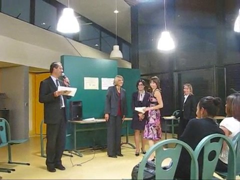Remise des diplômes du bac au lycée Samuel Becket