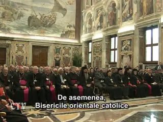 Benedict al XVI-lea: Orientul catolic are un rol ecumenic
