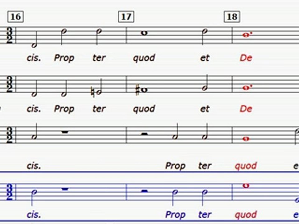 Christus factus est (Johann Ernst Eberlin) Basse
