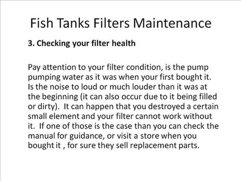 Fish Tank Filters Overwiev