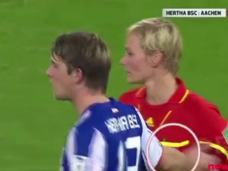 Footballer's "hand"