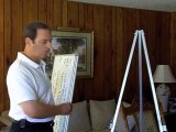 White Board Stand for $8.16--Build Own Dry Erase Easel