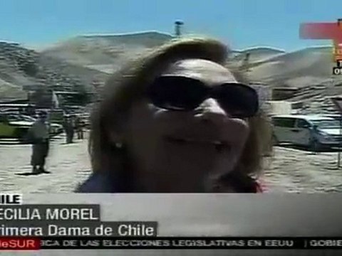 Cecilia Moret: Todos los chilenos felices por rescate de mineros