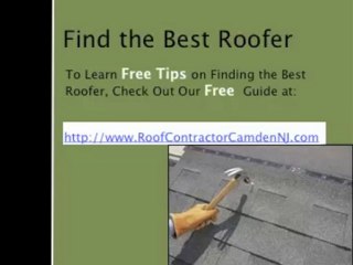 Roof Contractor Camden New Jersey NJ
