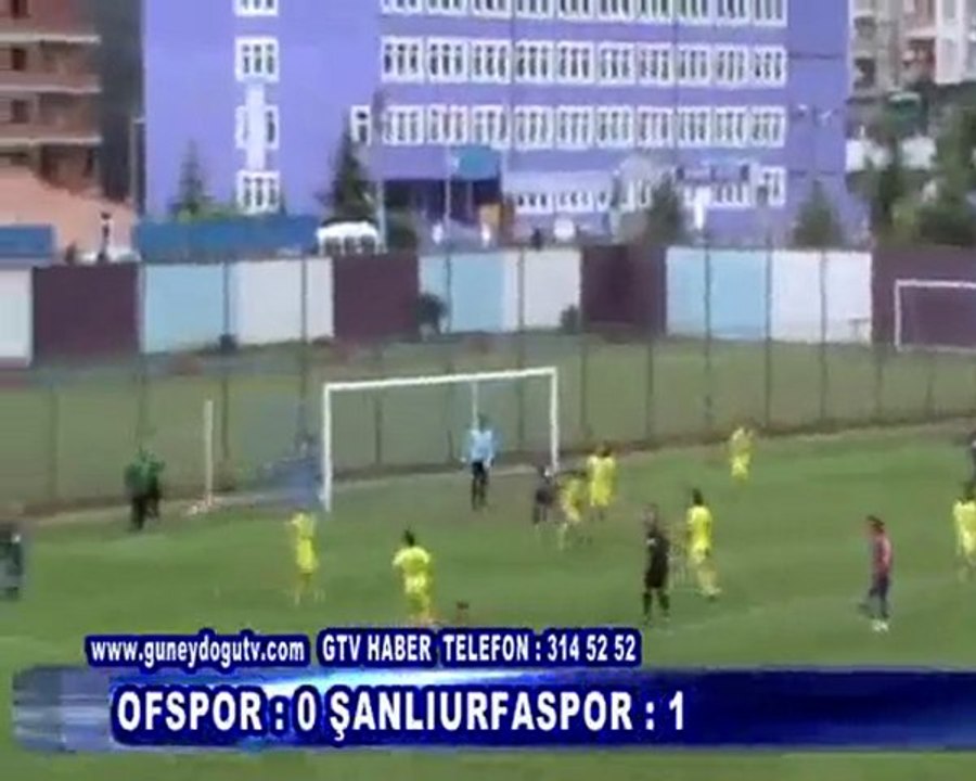 Şanlıurfaspor'dan Altın Vuruş 0-1 www.urfaspor.org