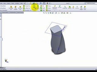 Solidworks parfüm şişesi tasarımı