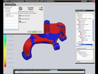 NX Durability Wizard analiz