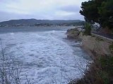 le 11 oct 2010 a 8h45 tempête sur le golfe de la ciotat vent