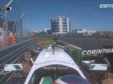 Race 1 Start Crash Onboard Superleague Formula SF 2010 Rd10