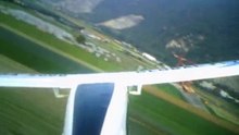 SAPAC Wilga 2000, vol en fin de journée