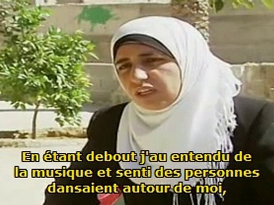 La palestinienne humiliée témoigne