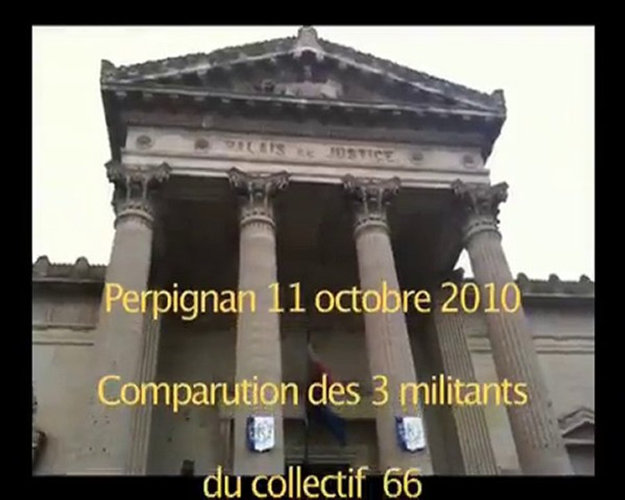 Procès BDS Perpignan reporté au 24 Janvier 2011 !